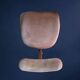 Swedish adjustable office chair Åtvidabergs in wood and metal, 1930s