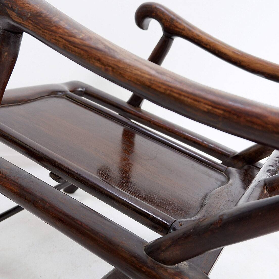 19th Century Chinese Moon Gazing Lounge chair