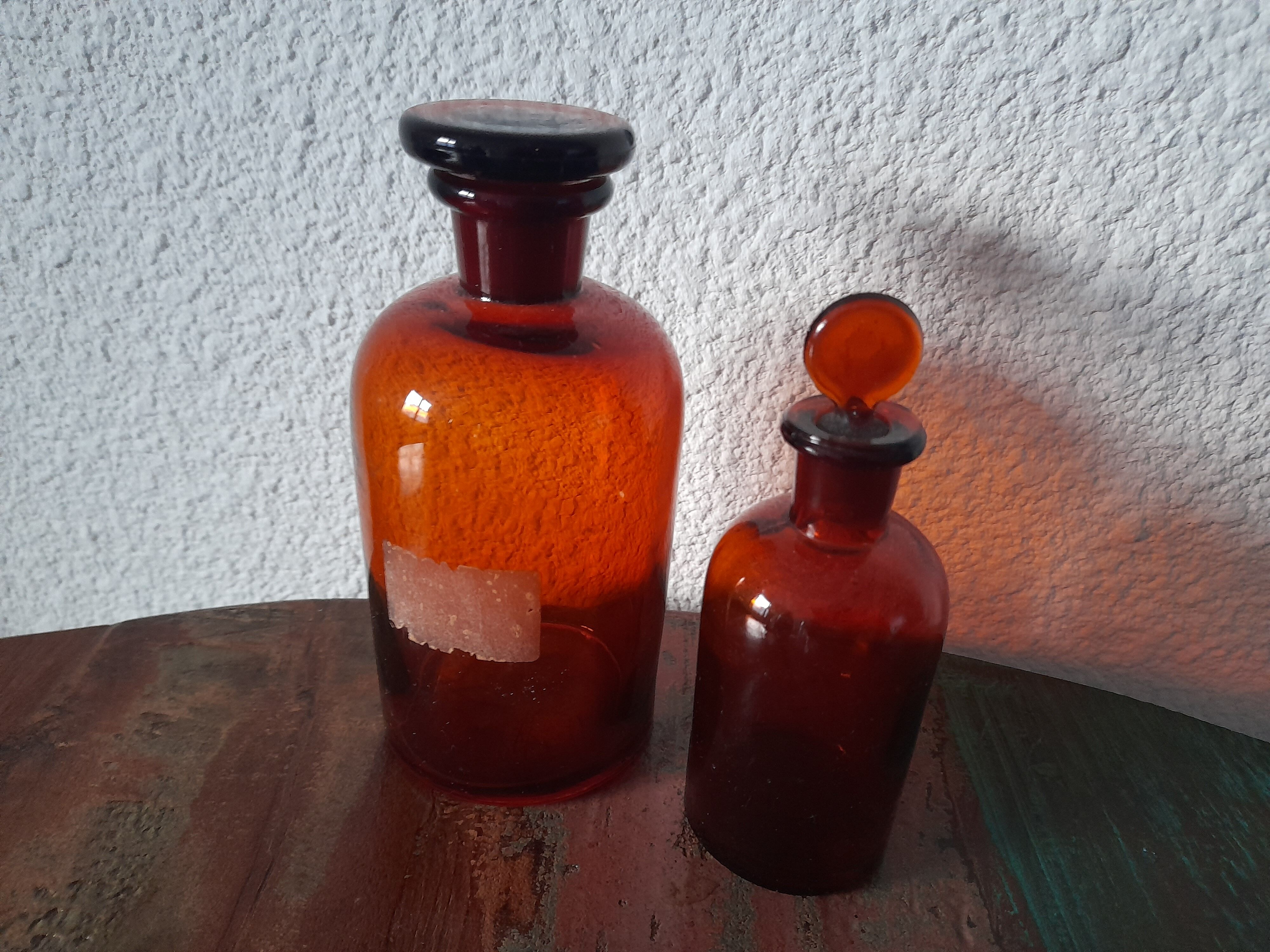 Glass apothecary jars