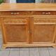 Buffet d'époque Art Nouveau en noyer et loupe de noyer des années 1900 école de Nancy