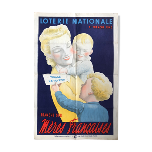 Affiche ancienne de la - imprimerie