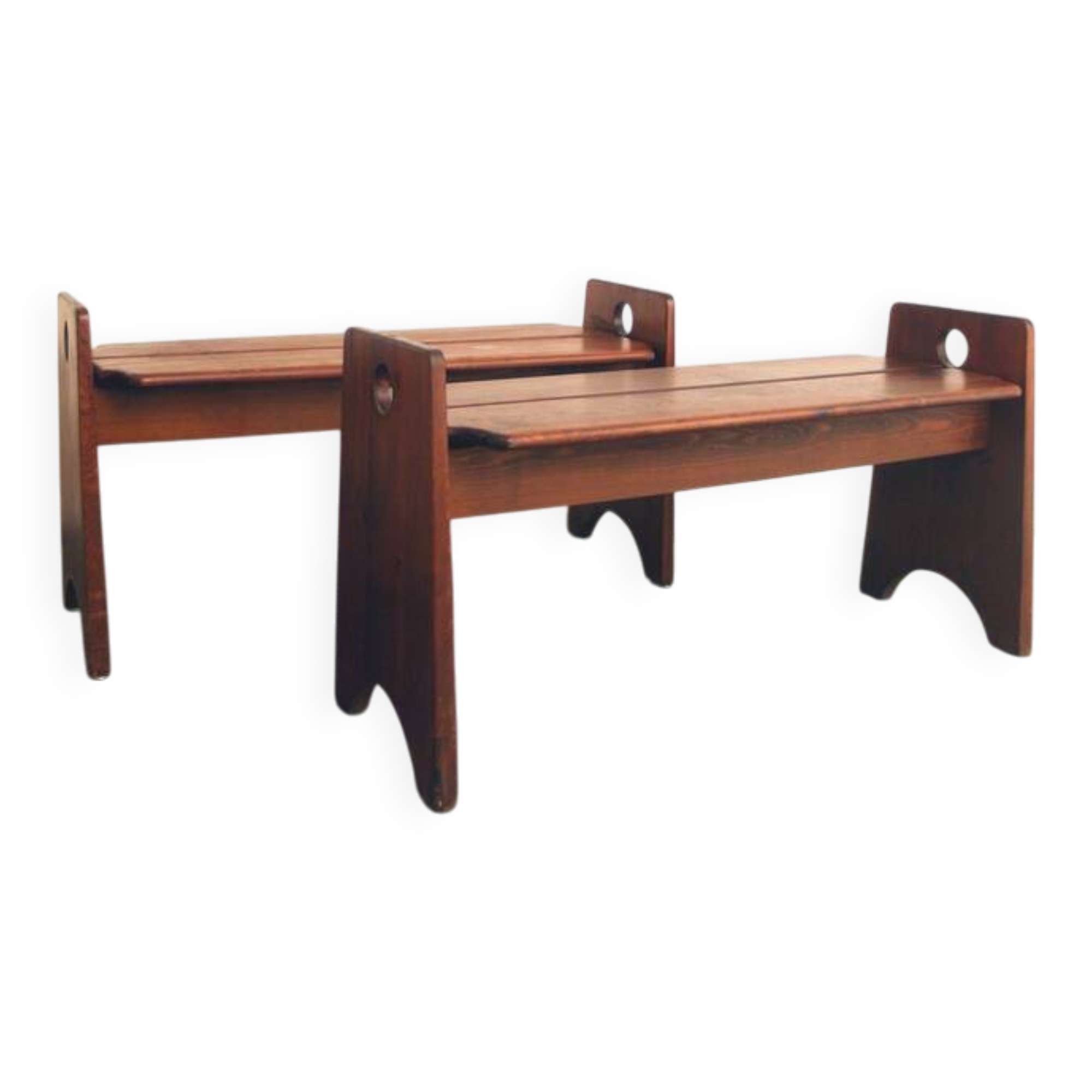 Bancs de design des années 60 de Gilbert Marklund.