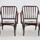 1950s Pair of Josef Frank Bentwood Armchairs no. 752 by Thon