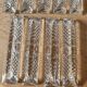 Set of 11 crystal knife holders