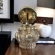 Gold tilting wall light