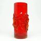 Vase, modernism, glass, designed by J. Słuczan-Orkusz, Poland, 1970s