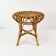 Rattan and bamboo stool, designed by Franco Albini, Italy, 1960s