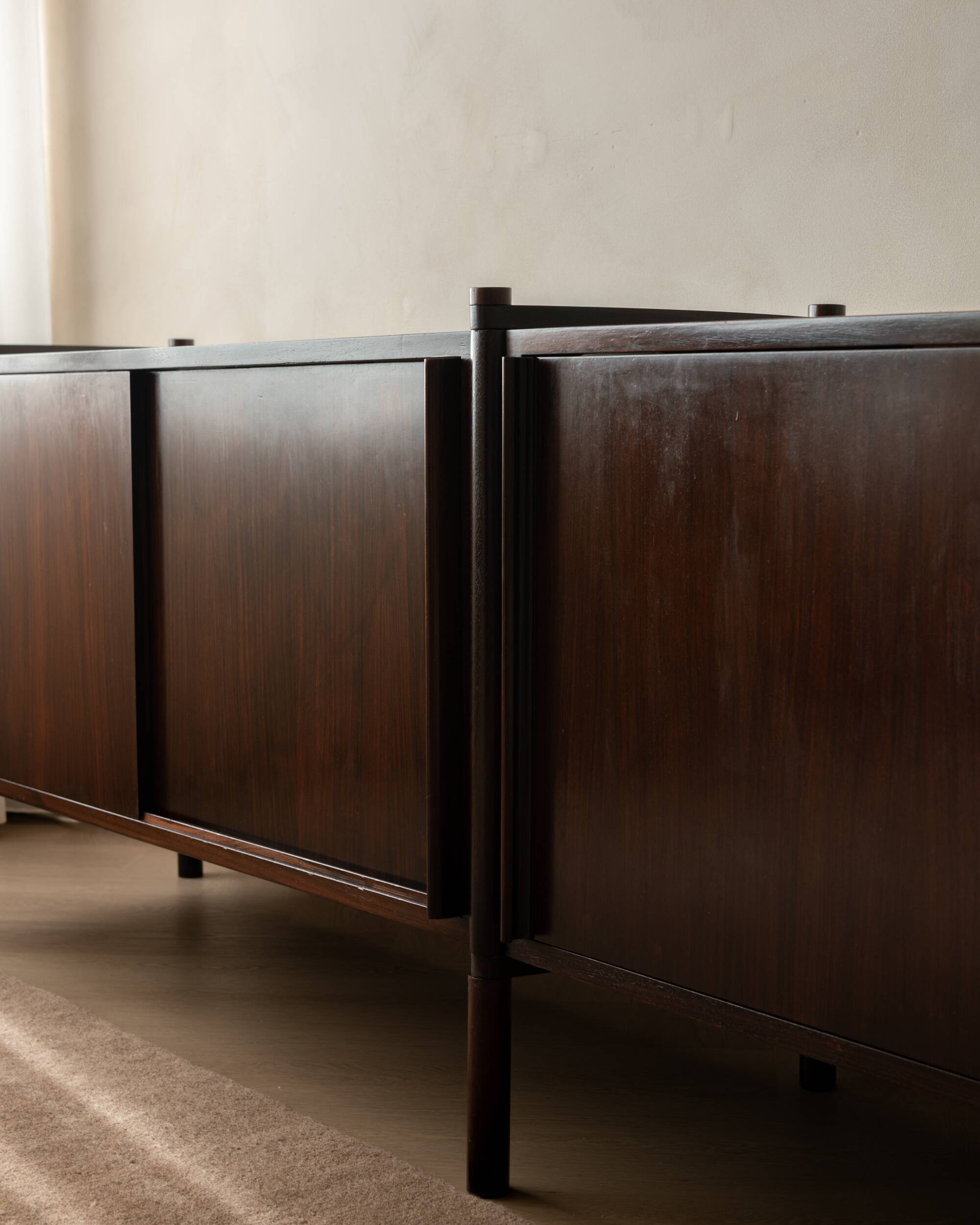 Rosewood Archimede Sideboard by Hirozi Fukuoh for Gavina, 1960s