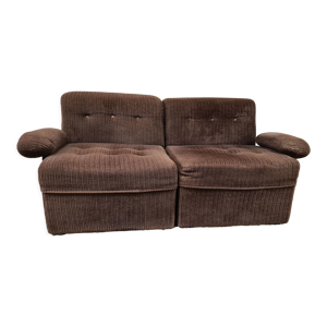 Paire de chauffeuse modulable