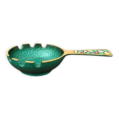 Cendrier Dayagi Mosaïque et Laiton Années 60