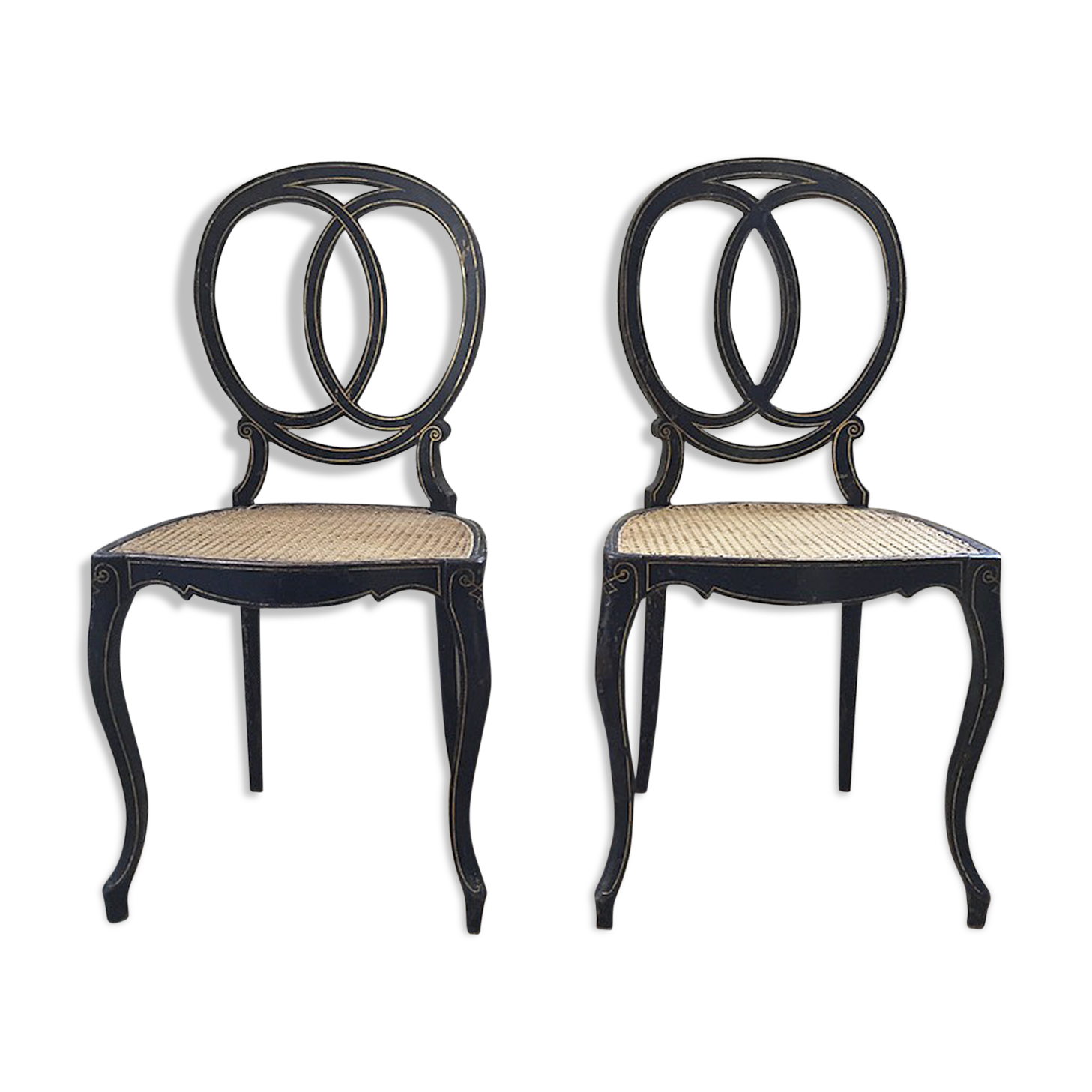 Napoleon III chairs pair