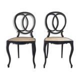 Napoleon III chairs pair