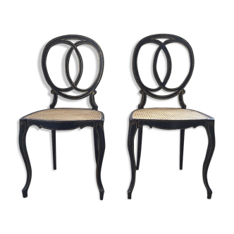 Paire chaises Napoléon III
