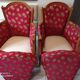 pair of shepherdess armchairs
