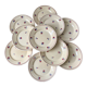 Set of 10 dessert plates fb badonviller 30-40s