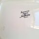 Large rectangular dish Digoin Sarreguemines Model Lorraine