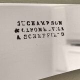 12 table knives and leg of lamb service 1900