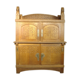 Buffet deux-corps en chene arts & crafts