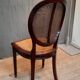 Series of 6 chairs canned Louis XVI