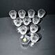 Lot de 11 verres à liqueur junon cristallerie lorraine lemberg dlg chantilly saint-louis