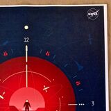 Lithographic printing deep space atomic clock red