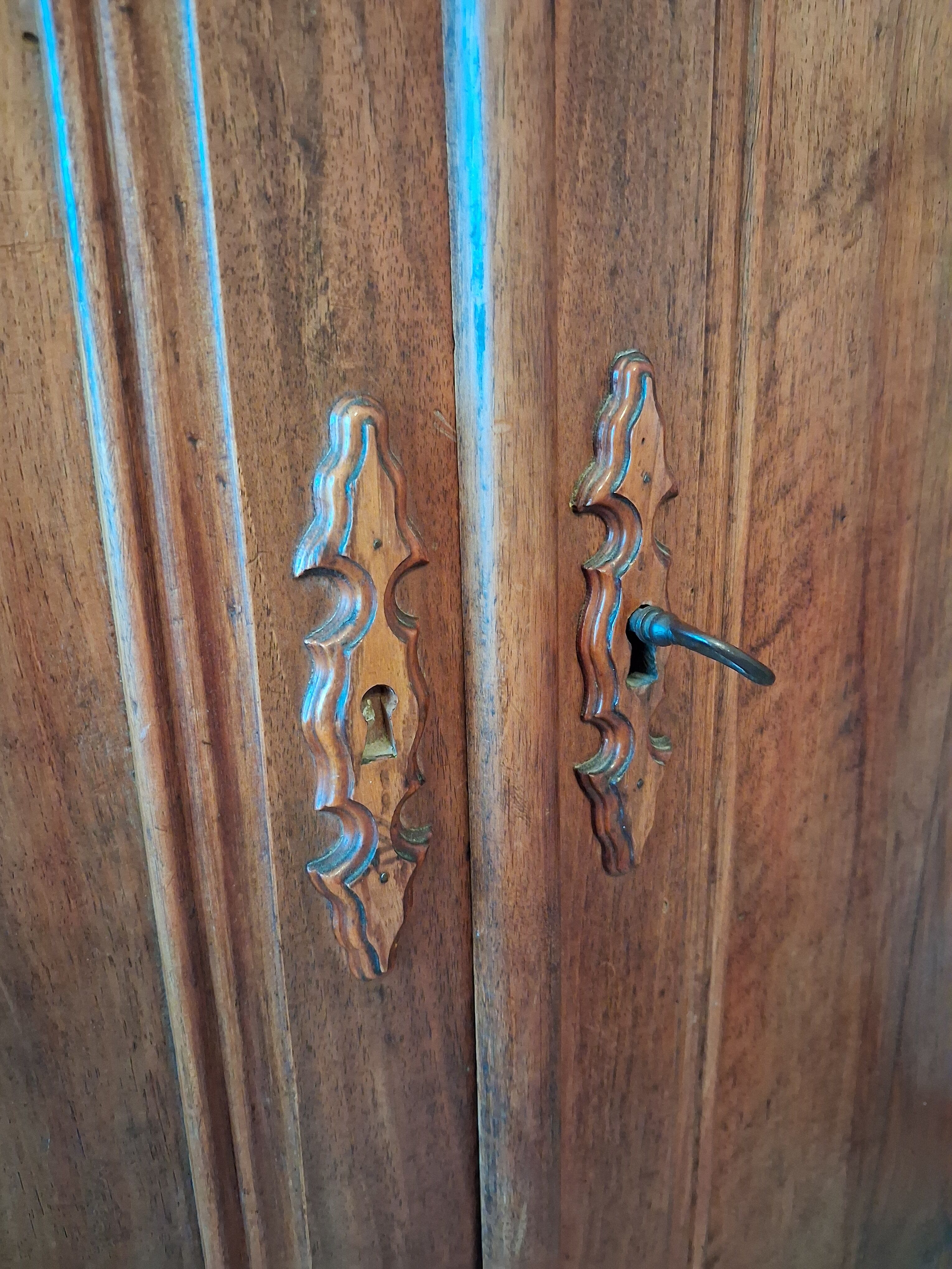 Antique walnut wardrobe