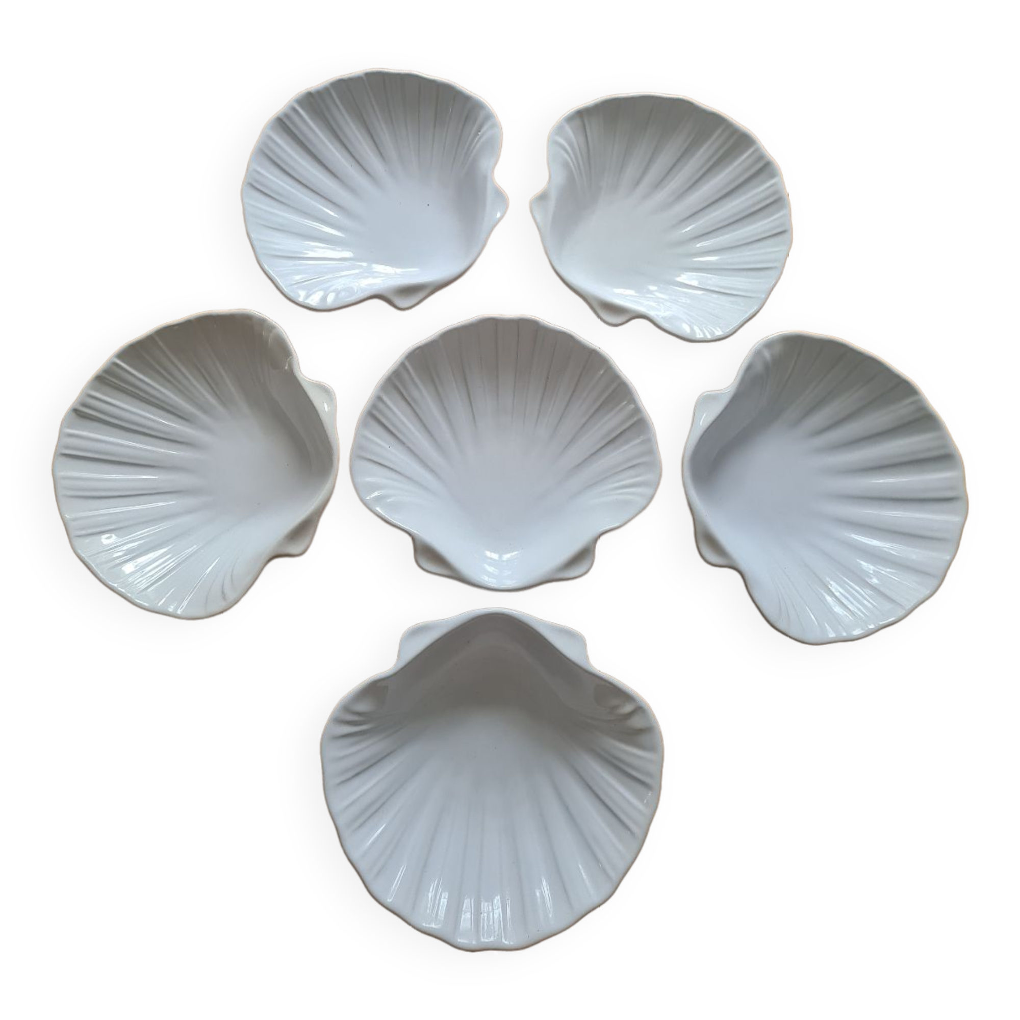 6 hollow plates Émile Henry