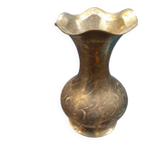 Small golden vase