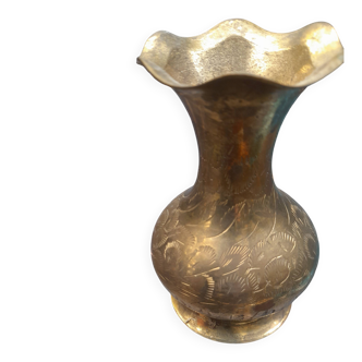 Small golden vase