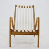 1970s Jan Vaněk Oak armchair, Czechoslovakia