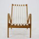 1970s Jan Vaněk Oak armchair, Czechoslovakia