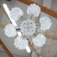 Mid-century glass chandelier , Kamenický Šenov, 1960´s