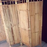Vintage bamboo screen
