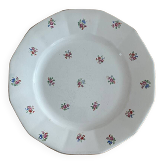 Assiette plate Digoin Sarguemines