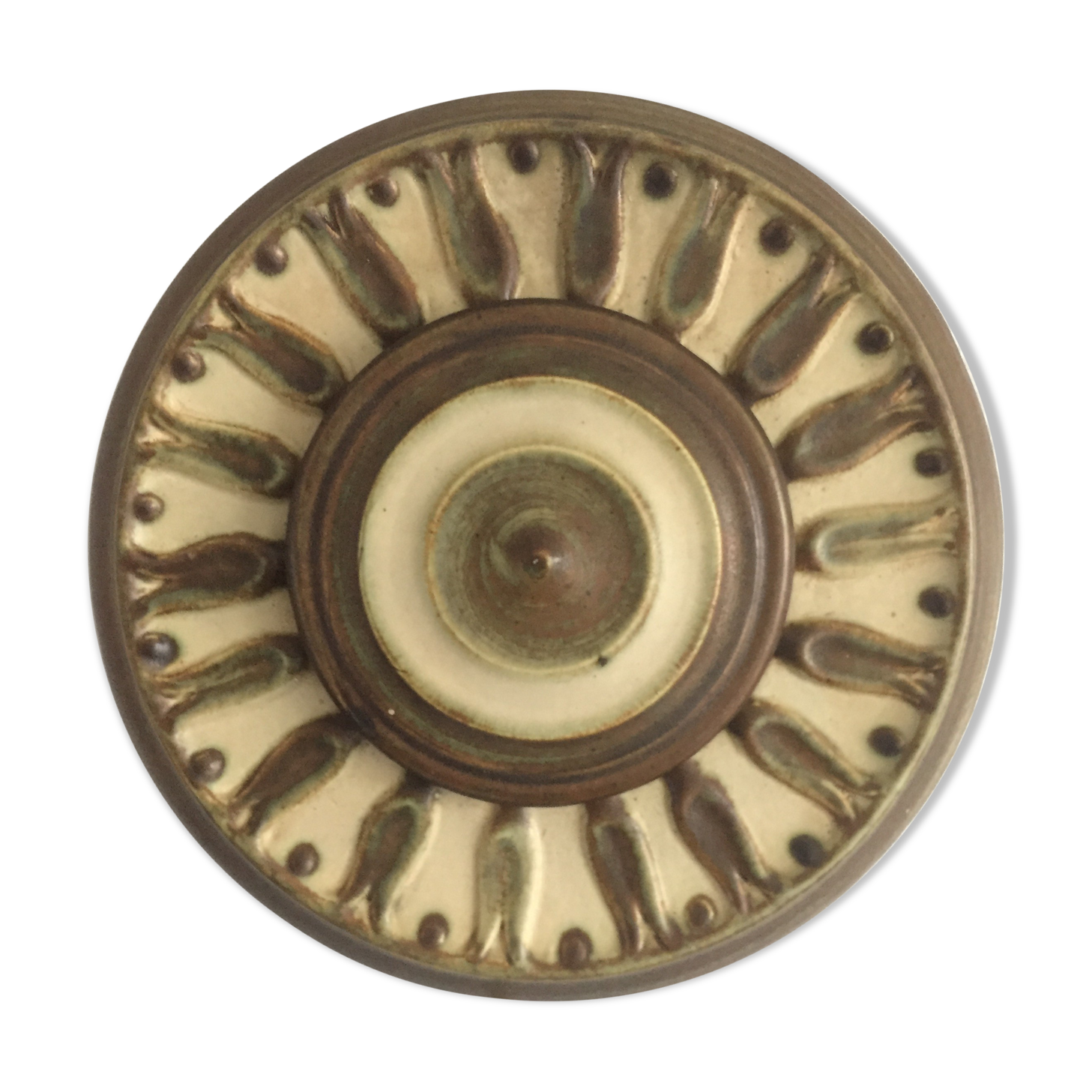 Danish ceramic wall lamp 1960