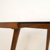 Table basse en verre noir par Jiri Jiroutek, 1963