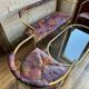 Mid-Century Modern Lounge Set in Brass, 1960s, Set of 4