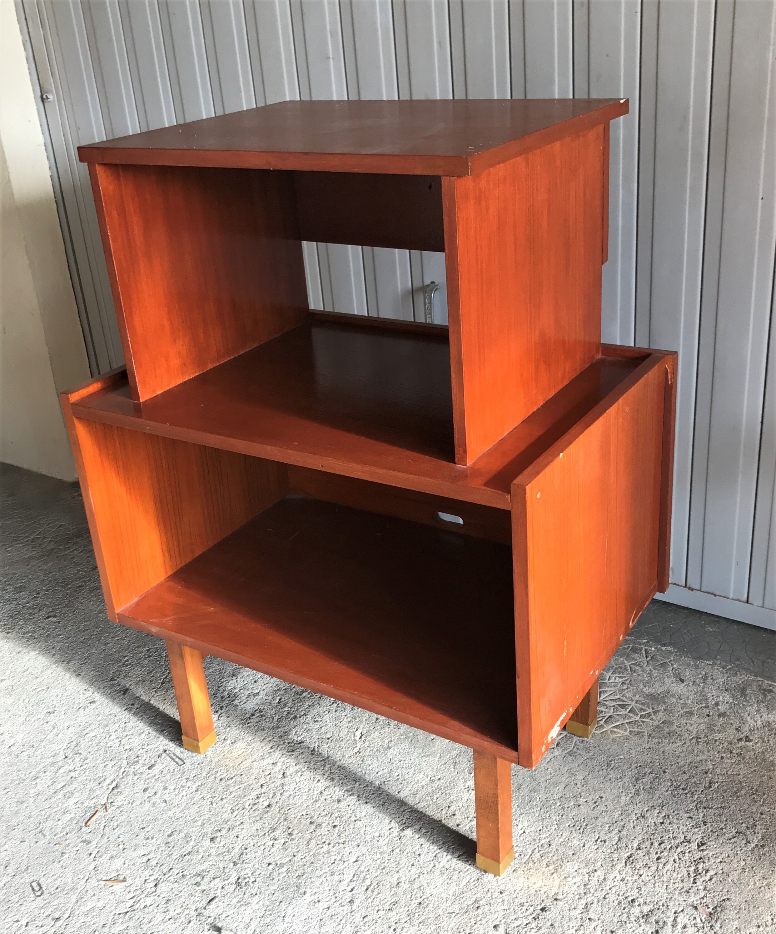 Meuble TV HiFi vintage 1950