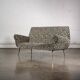 Italian leopard print fabric sofa