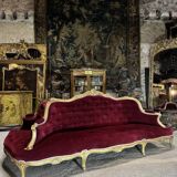 Golden wooden castle post from the Napoleonic III era.