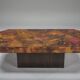 Vintage copper coffee table by Bernhard Rohne, 1970s