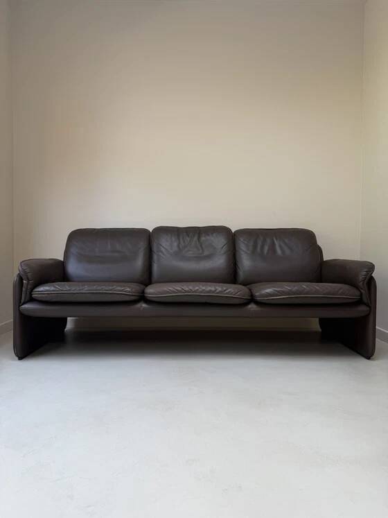 Vintage DS-61 leather 3-seater sofa by de Sede