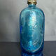 Old blue glass siphon