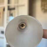 Suspension en verre diabolo vintage italien -