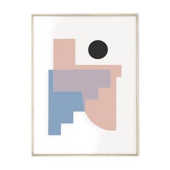 Sensation, limited edition, minimalist abstract art poster