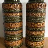 Pair of West Germany vases 40 cm, 1970s