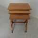 Vintage nest of 3 sidetables mimiset