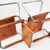Chaises Bauhaus S34, conçues par Mart Stam, Bulthaup, Allemagne, années 1980.