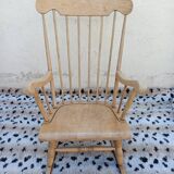 Wooden rocking chair