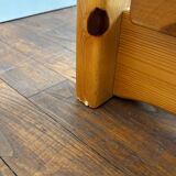 70s pine coffee table